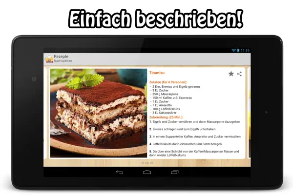 Rezepte Kochbuch Free android App screenshot 0